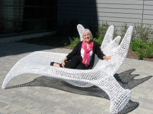 Caught in the Banff Centre antlers