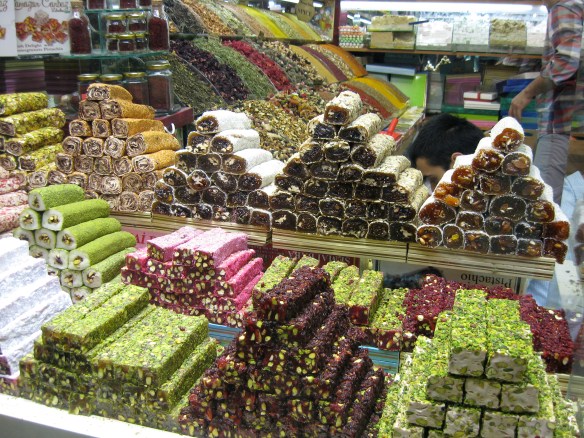 I don't care for Turkish Delight, actually, but it certainly looks appealing. I wonder if C.S. Lewis was being subconsciously or consciously racist by having Edmund switch loyalties to Aslan all for the taste of Turkish Delight? 